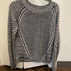 Black and white sweater